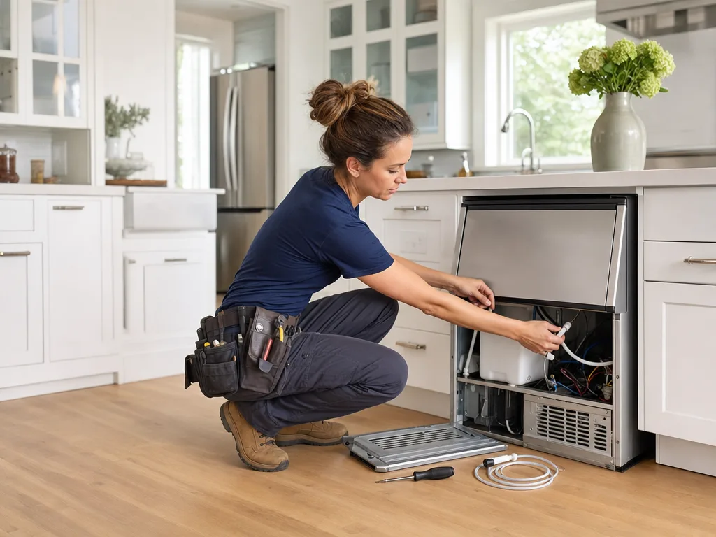 Ice Maker repair technician in Los Angeles — wide shot of a Los Angeles kitchen