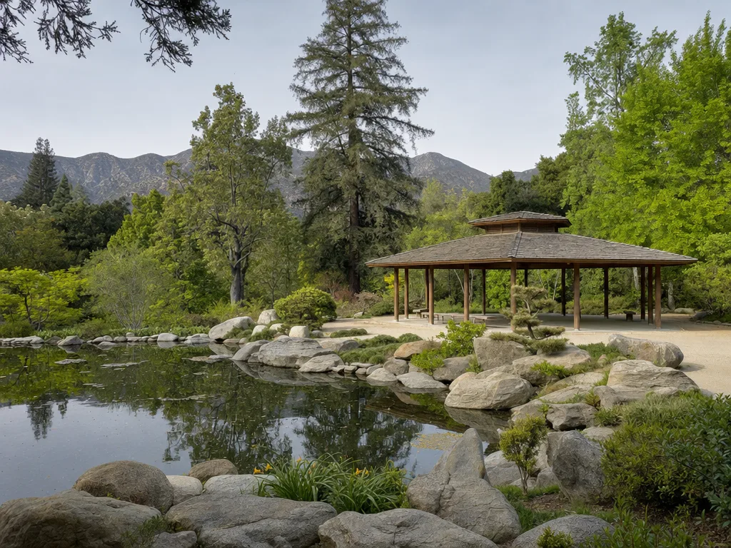 Descanso Gardens in La Canada Flintridge, California