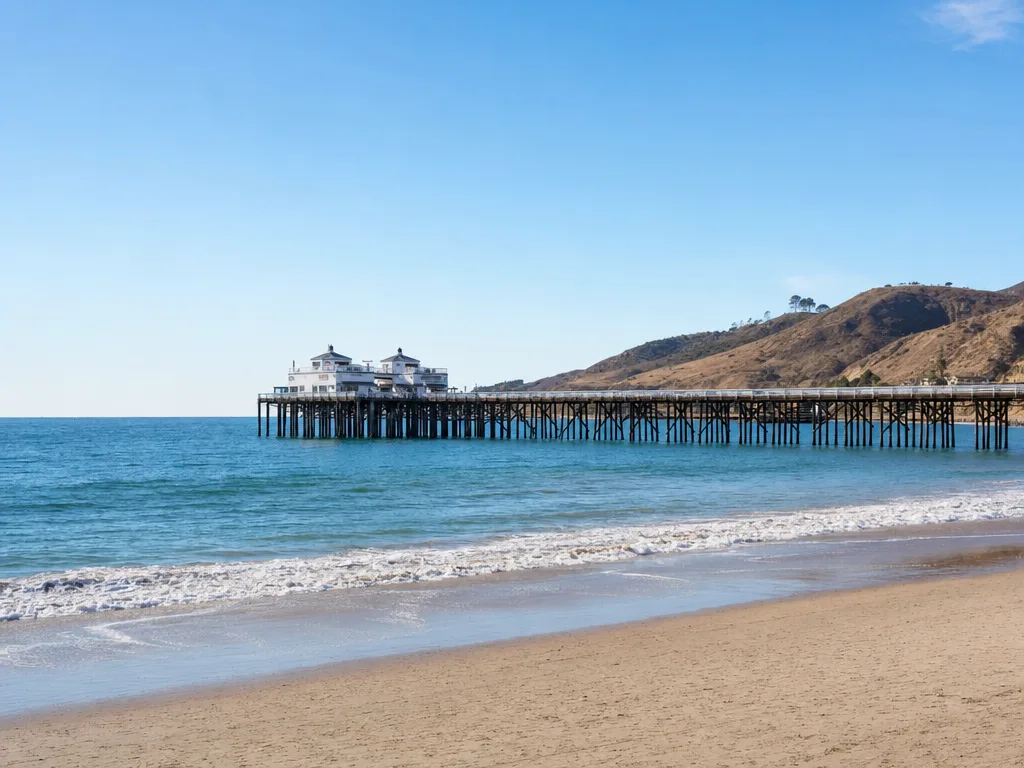 Malibu Pier in Malibu, California