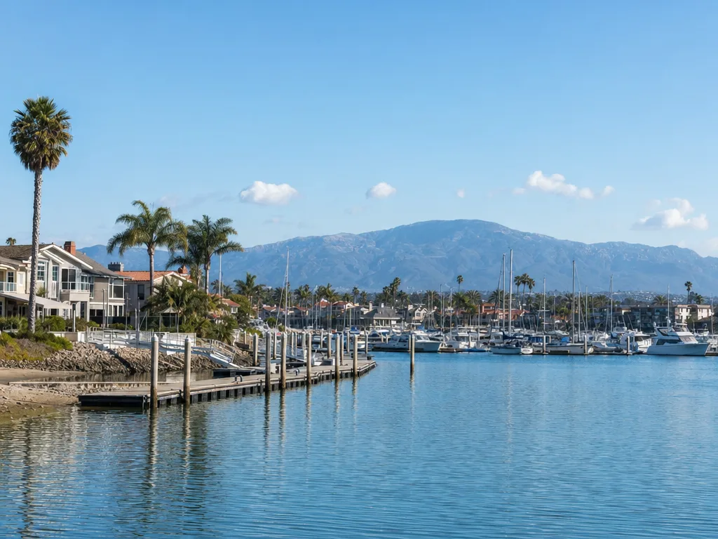 Channel Islands Harbor in Oxnard, California