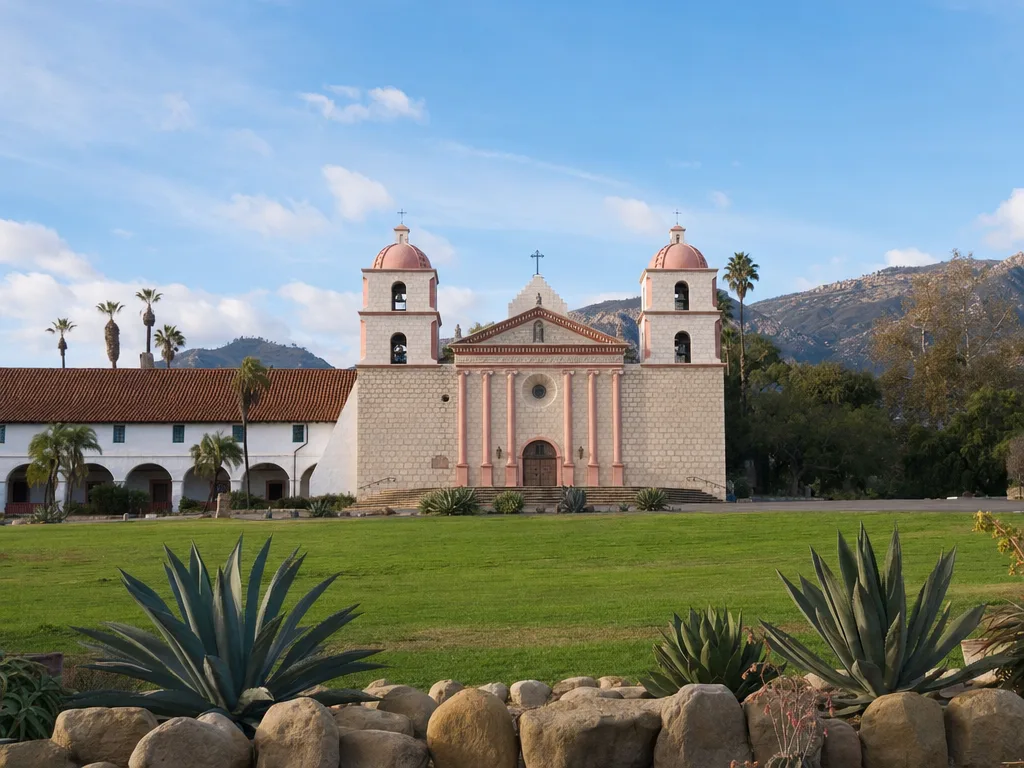 Santa Barbara Mission in Santa Barbara, California