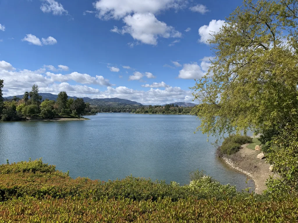 Westlake Lake in Westlake Village, California