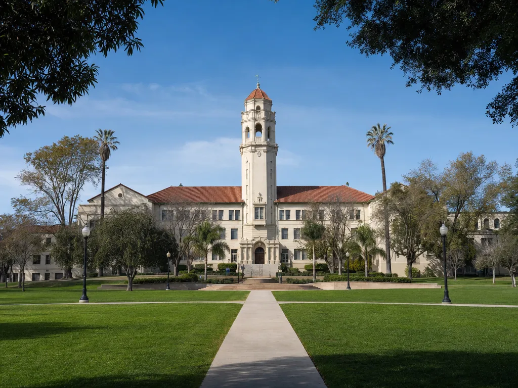 Whittier College in Whittier, California