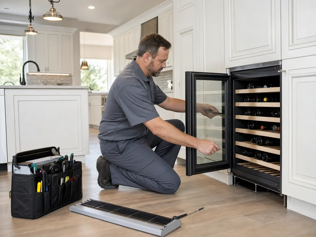 Wine Cooler repair technician in Los Angeles — wide shot of a Los Angeles kitchen